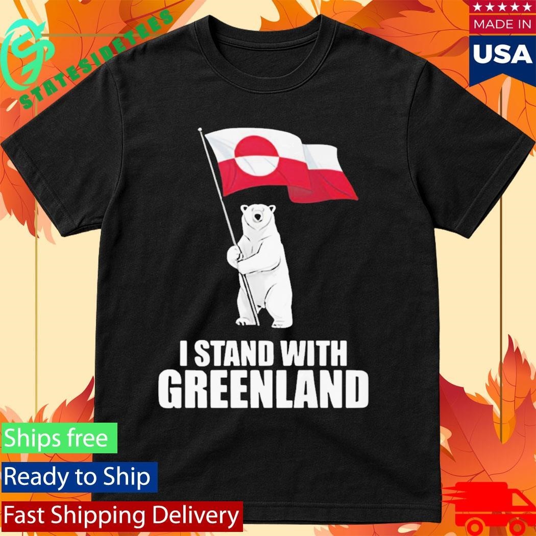 I Stand With Greenland Unisex , , , Long Sleeve Tee