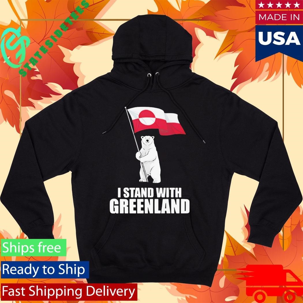 I Stand With Greenland Unisex , , , Long Sleeve Tee