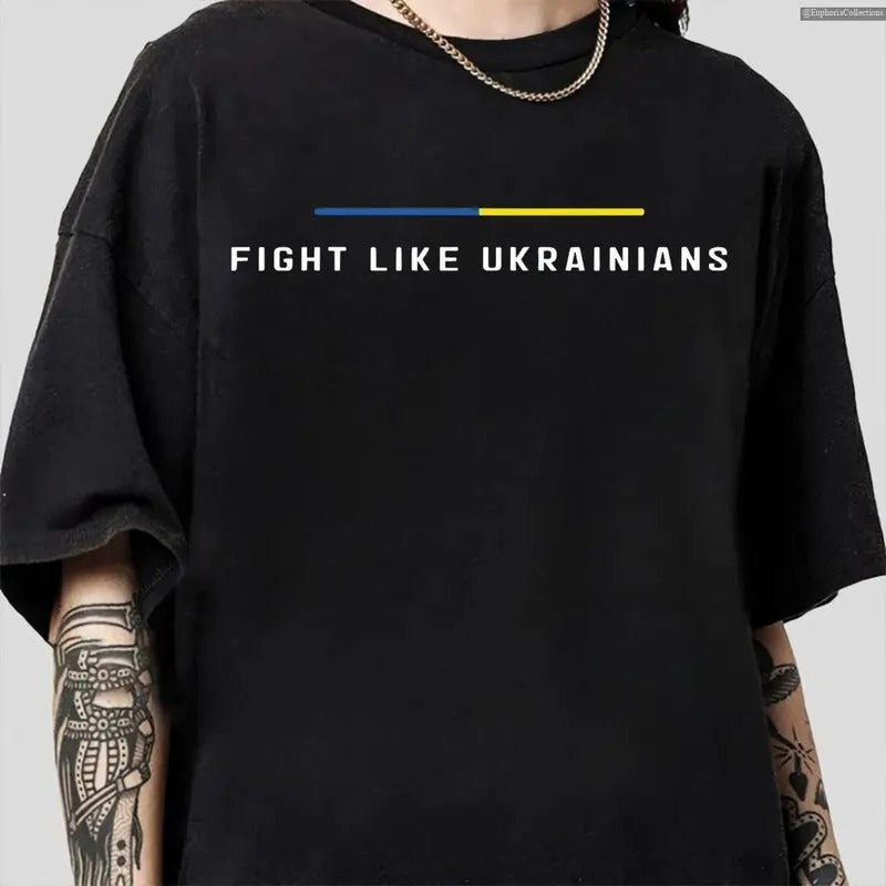 I Stand Ukraine Shirt Support Ukraine Military Peace Shirt Zlsky Fight Like Ukrainian Global Trending Outfits T-Shirts