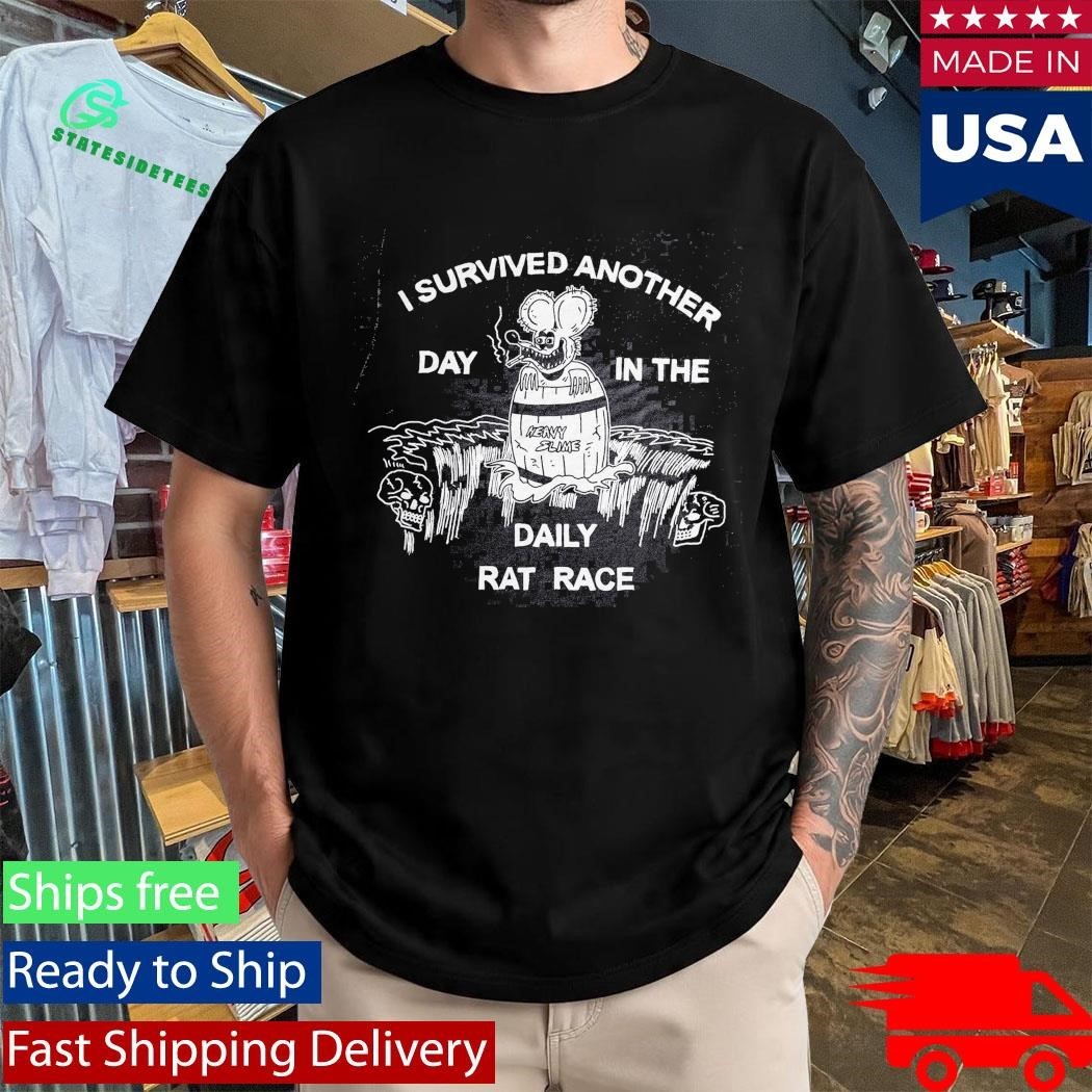 I Survived Another Day In The Daily Rat Race Shirt Unisex , , , Long Sleeve Tee
