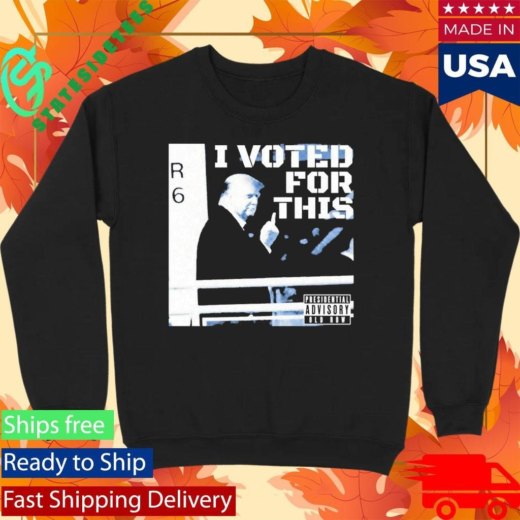 I Voted For This Trump Shirt Unisex , , , Long Sleeve Tee