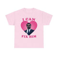 I Can Fix Him Mr. Milchick Severance Pink Heart Shirt T-Shirts