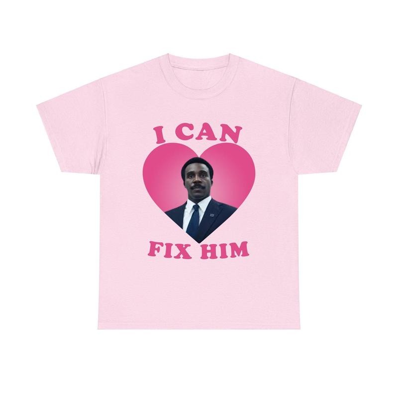 I Can Fix Him Mr. Milchick Severance Pink Heart Shirt T-Shirts