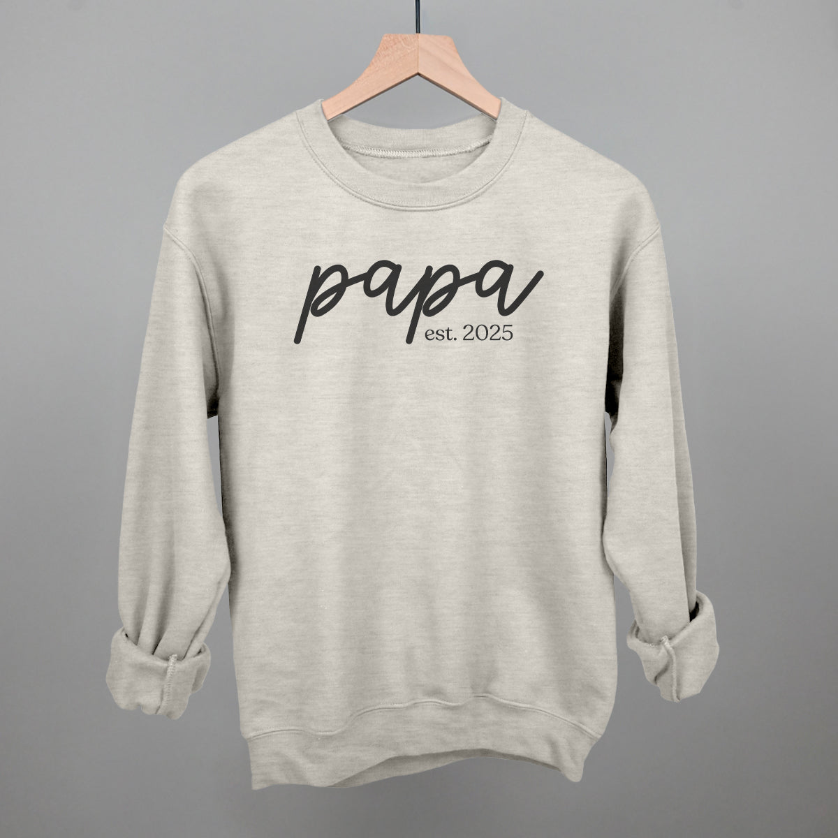 Papa Est. 2025 Script T-Shirts
