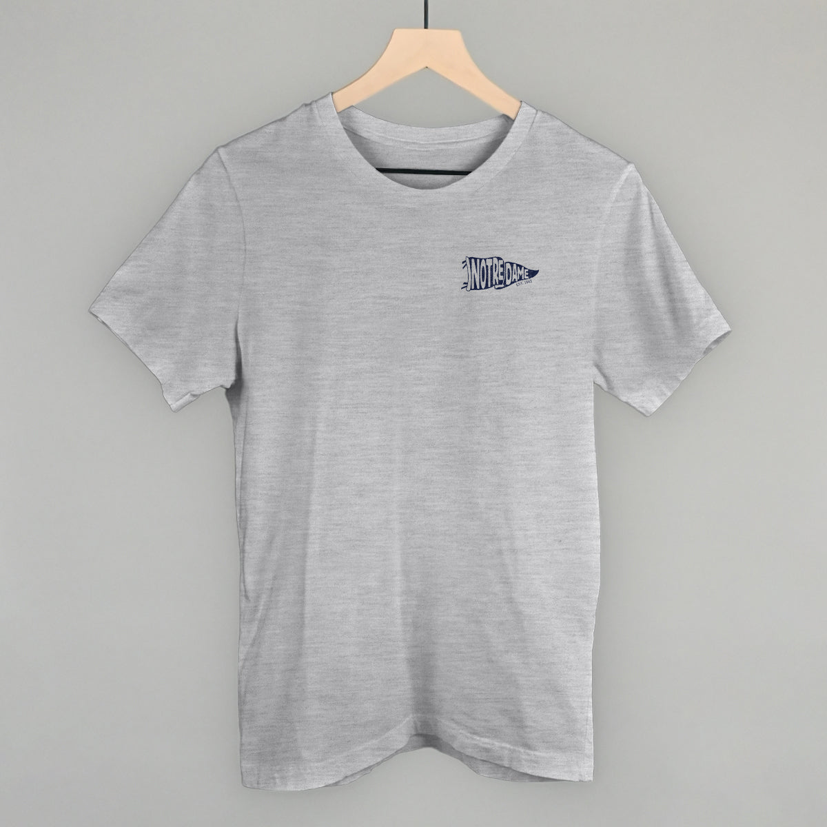 Notre Dame Pennant Flag (Left Chest) T-Shirts