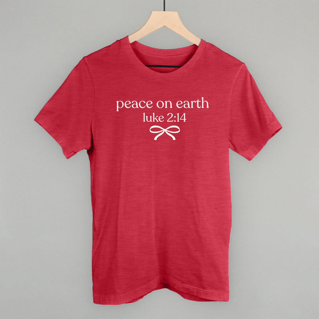 Peace Earth (Serif + Bow) T-Shirts