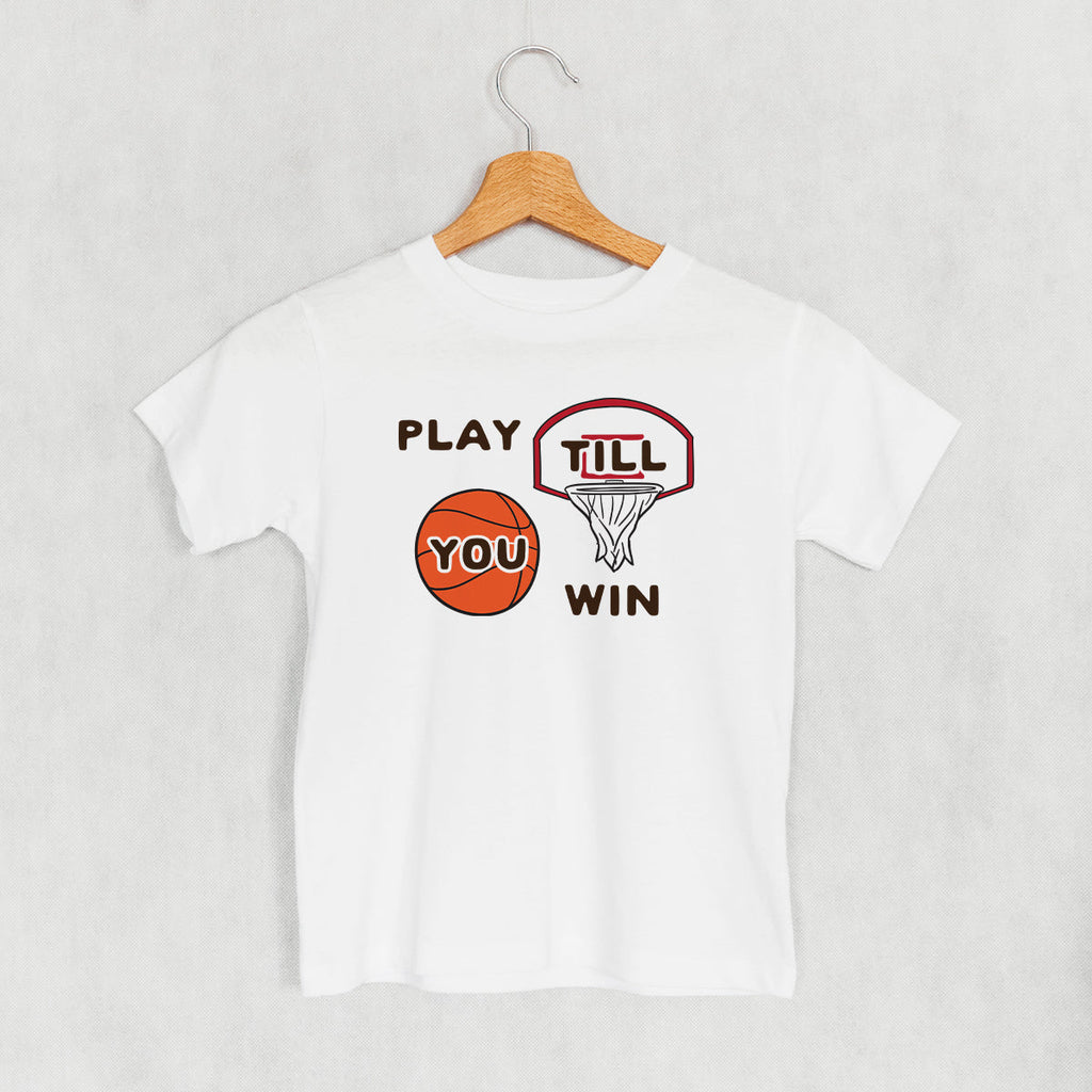 Play Till You Win Basketball () T-Shirts