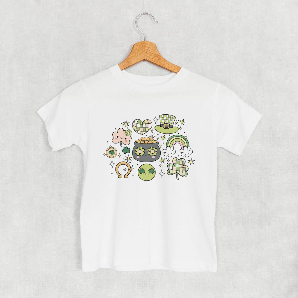 Pastel St. Patricks Doodles () T-Shirts