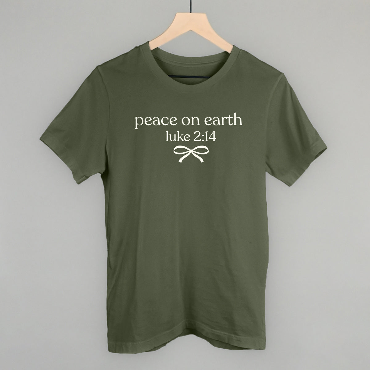 Peace Earth (Serif + Bow) T-Shirts