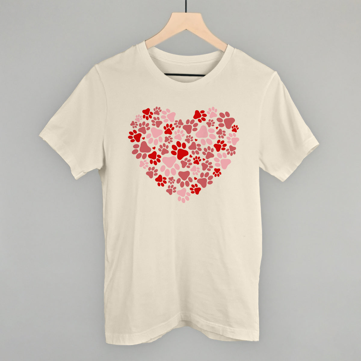 Paw Print Heart T-Shirts