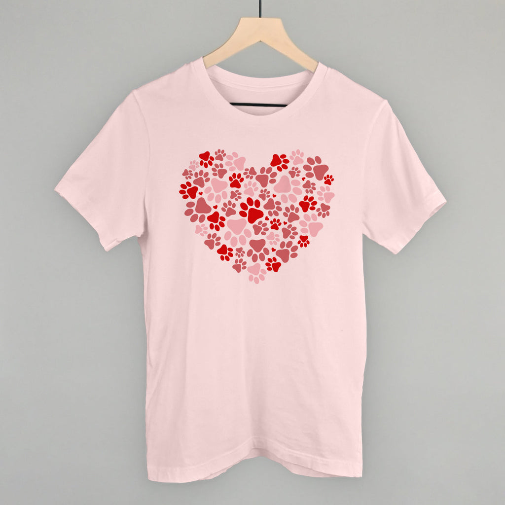 Paw Print Heart T-Shirts