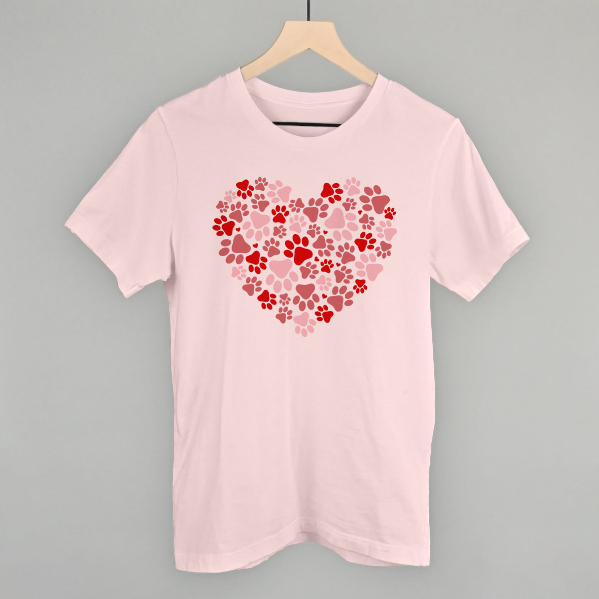 Paw Print Heart T-Shirts