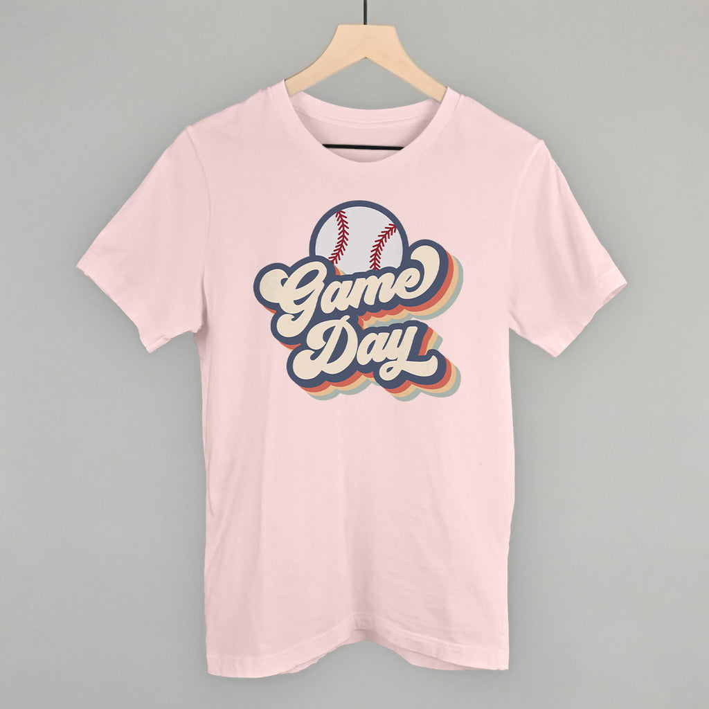Game Day Baseball Groovy T-Shirts