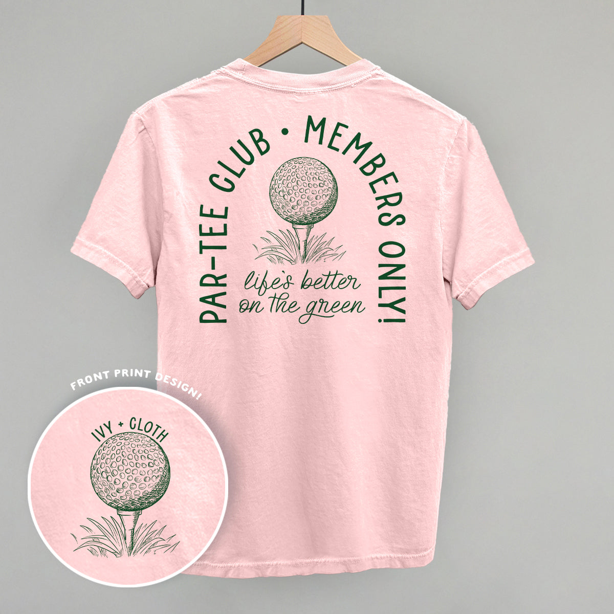 Par Club (Back Print) T-Shirts