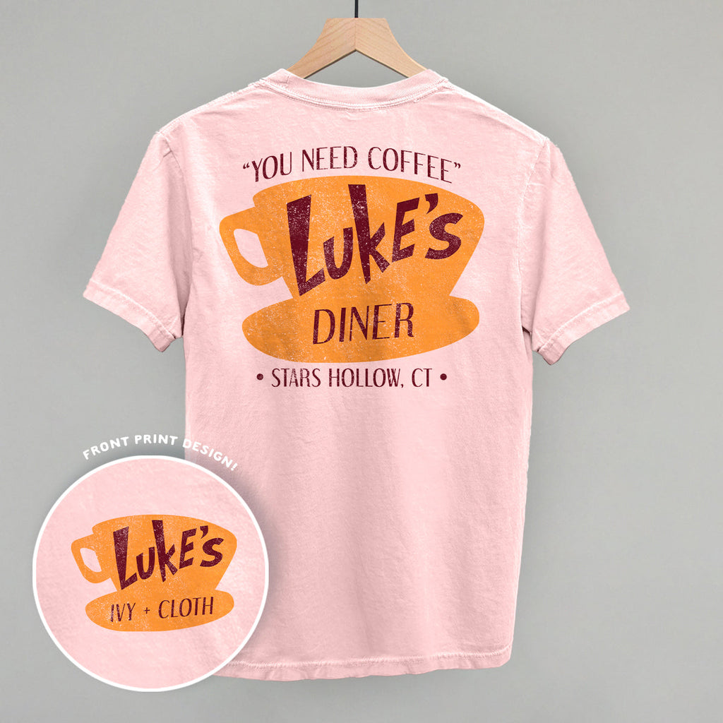 Luke'S Diner Doodle (Back Print) T-Shirts