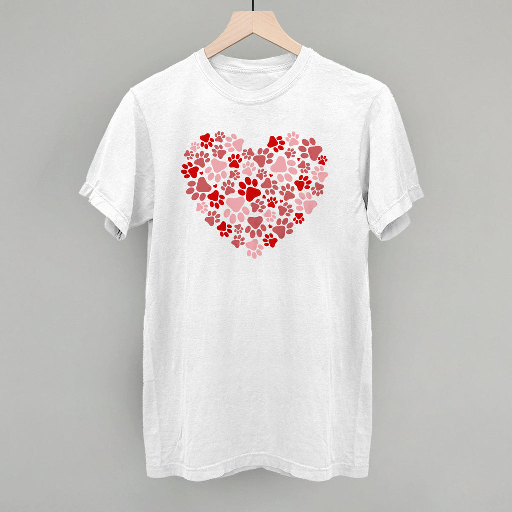 Paw Print Heart T-Shirts