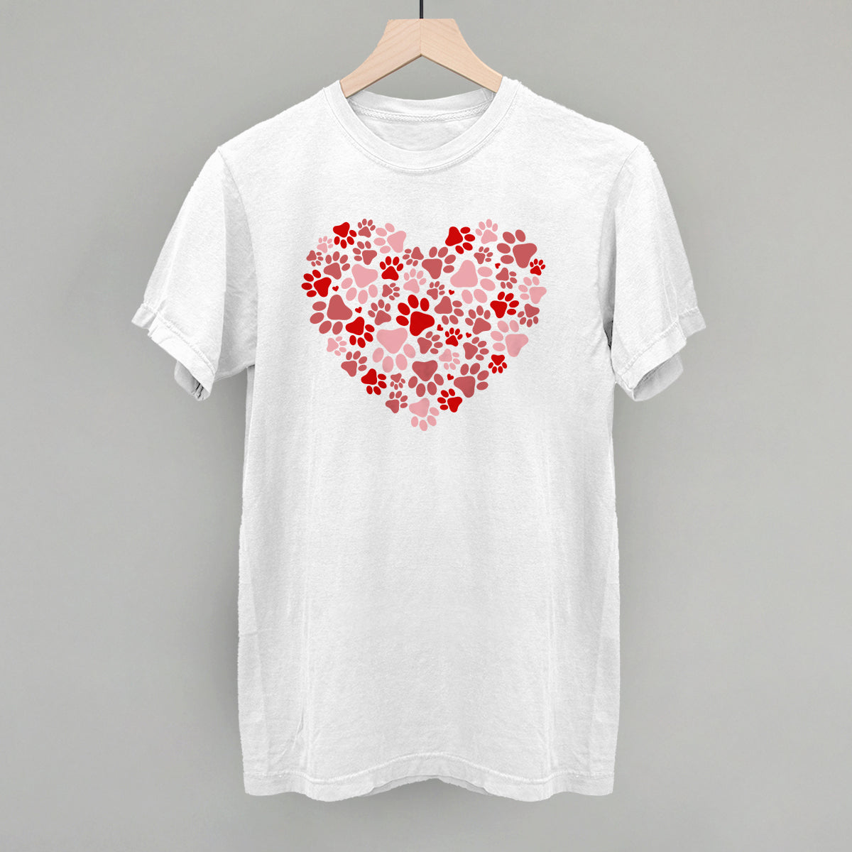 Paw Print Heart T-Shirts