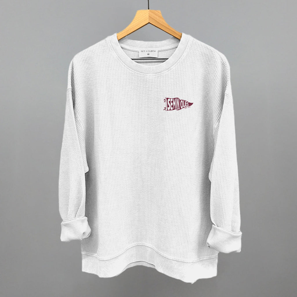 Seminoles Pennant Flag (Left Chest) T-Shirts