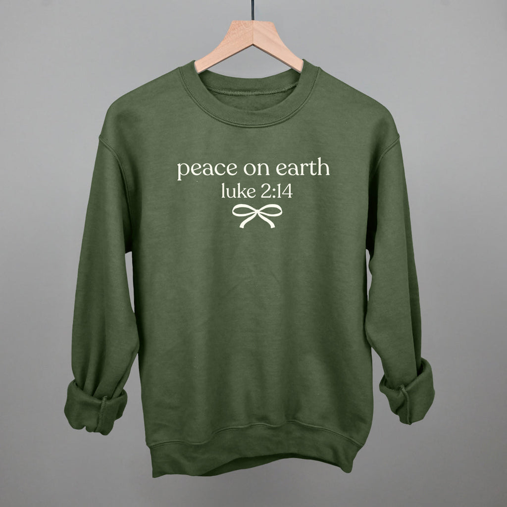 Peace Earth (Serif + Bow) T-Shirts