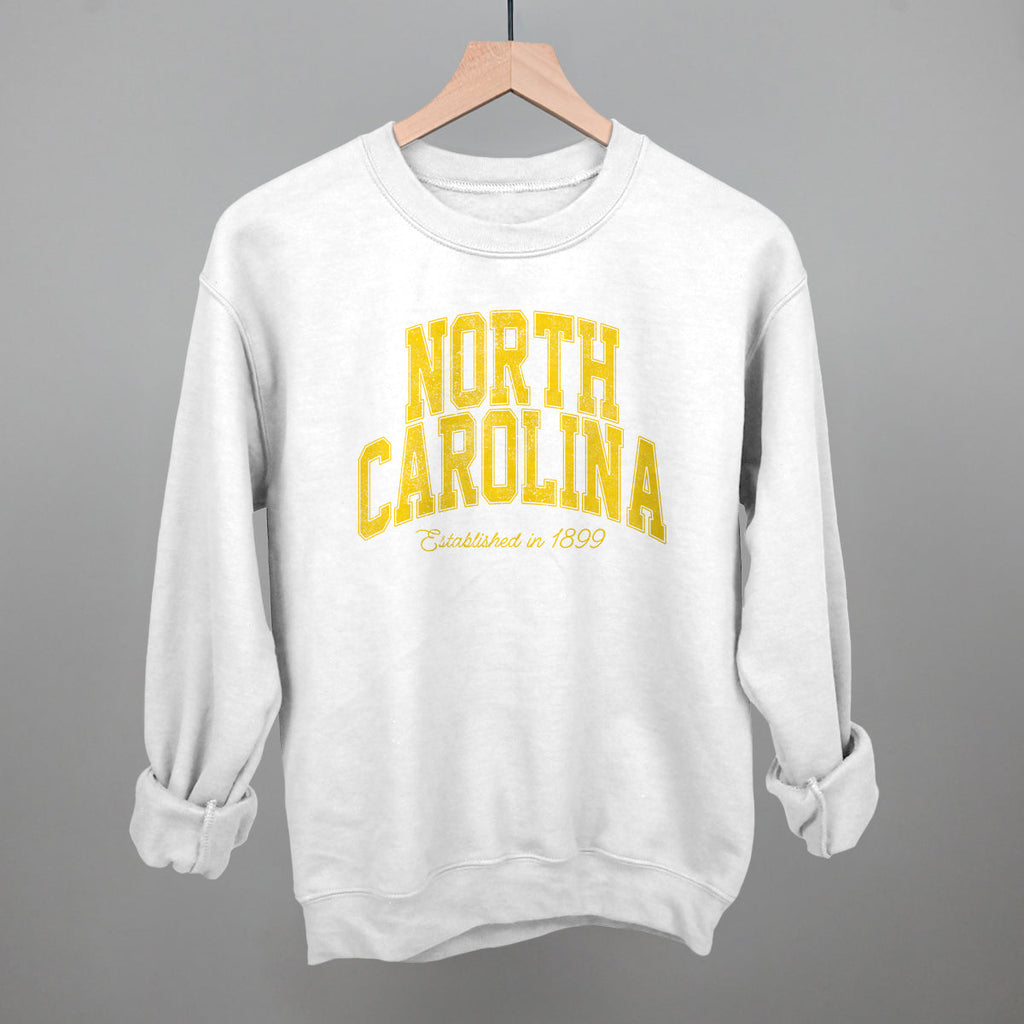 North Carolina Varsity Arch (Yellow) T-Shirts