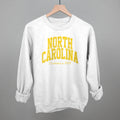 North Carolina Varsity Arch (Yellow) T-Shirts