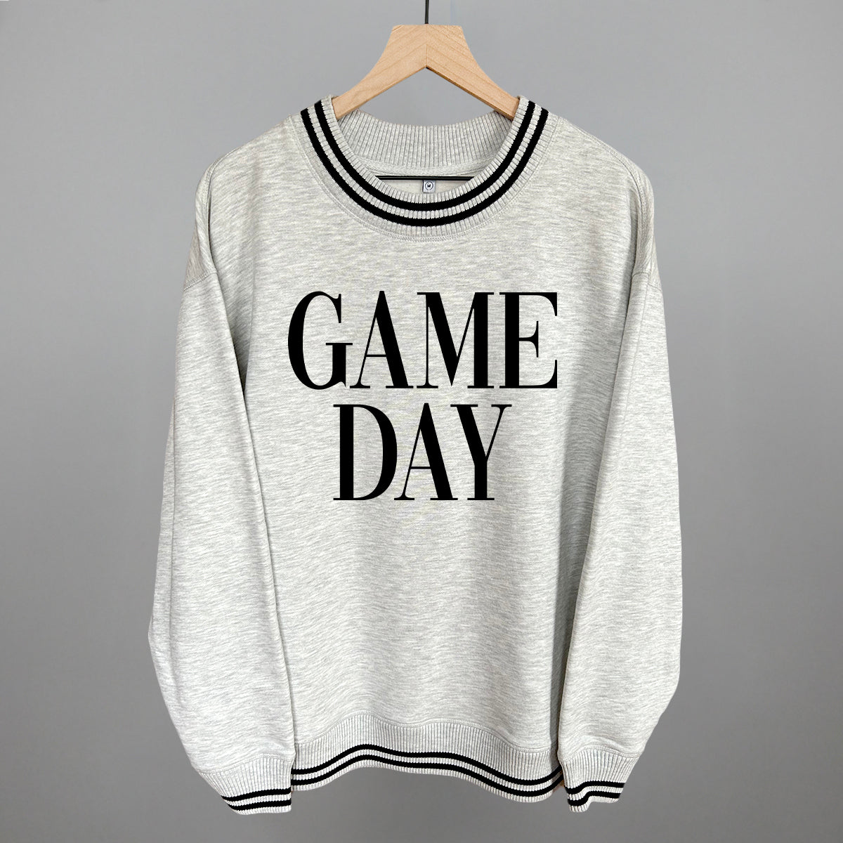 Game Day Black Serif T-Shirts