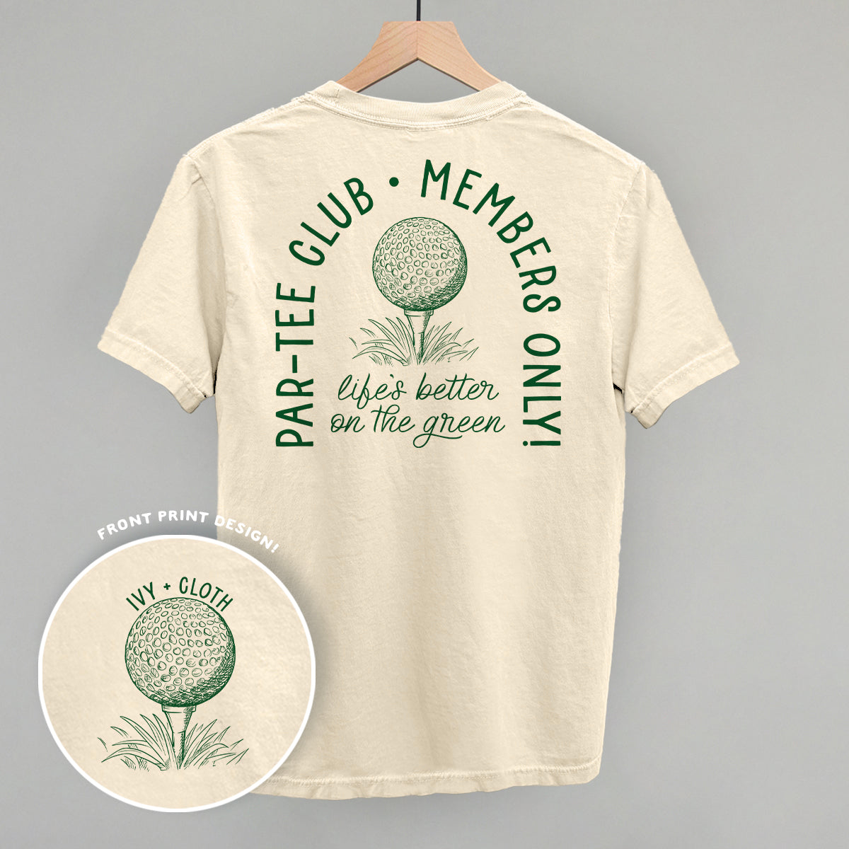 Par Club (Back Print) T-Shirts