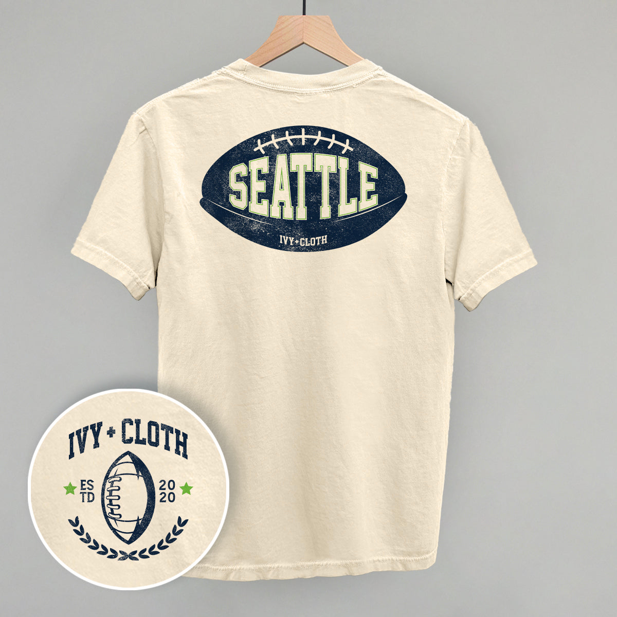 Seattle Football (Back Print) T-Shirts