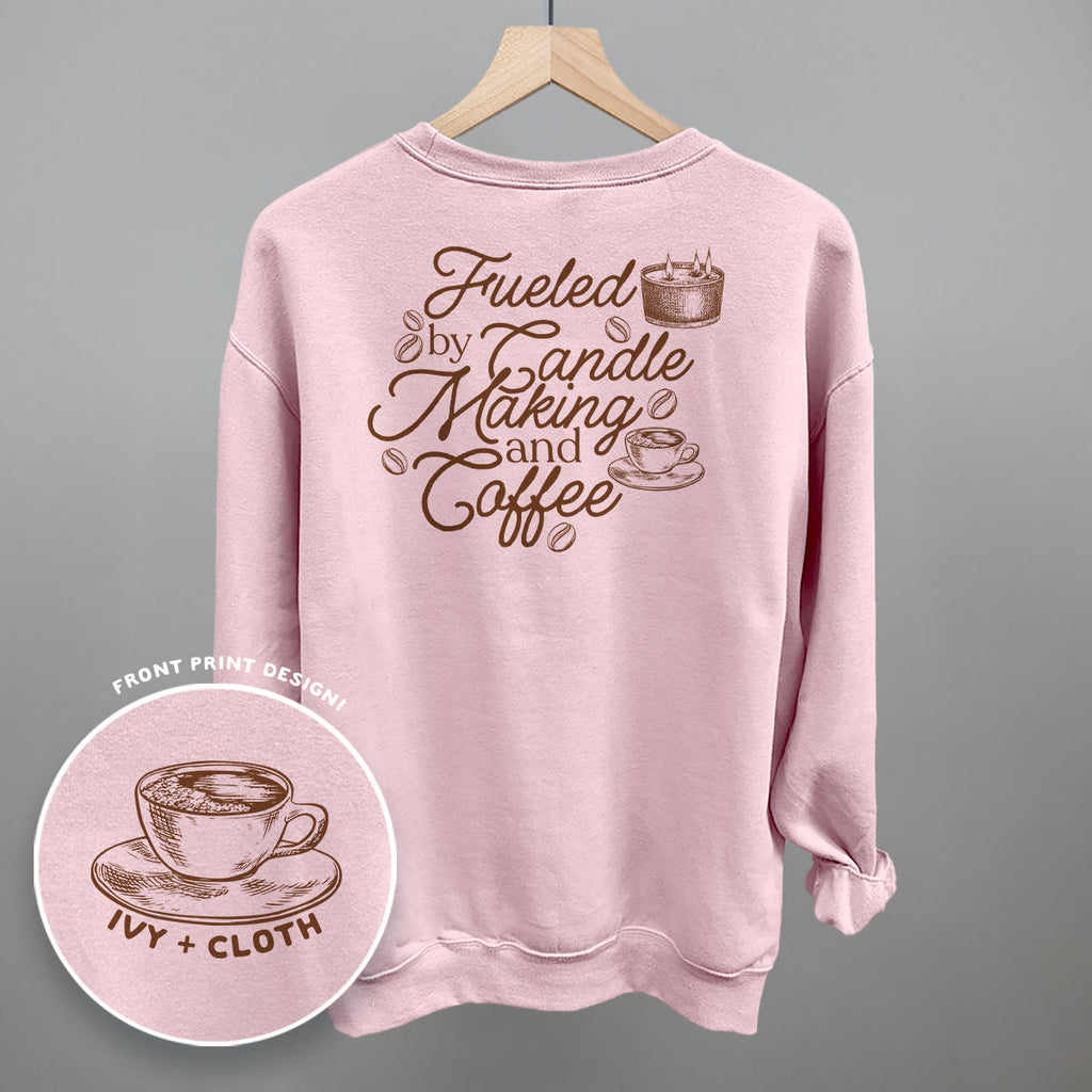 Fueled Candle Making Coffee (Back Print) T-Shirts