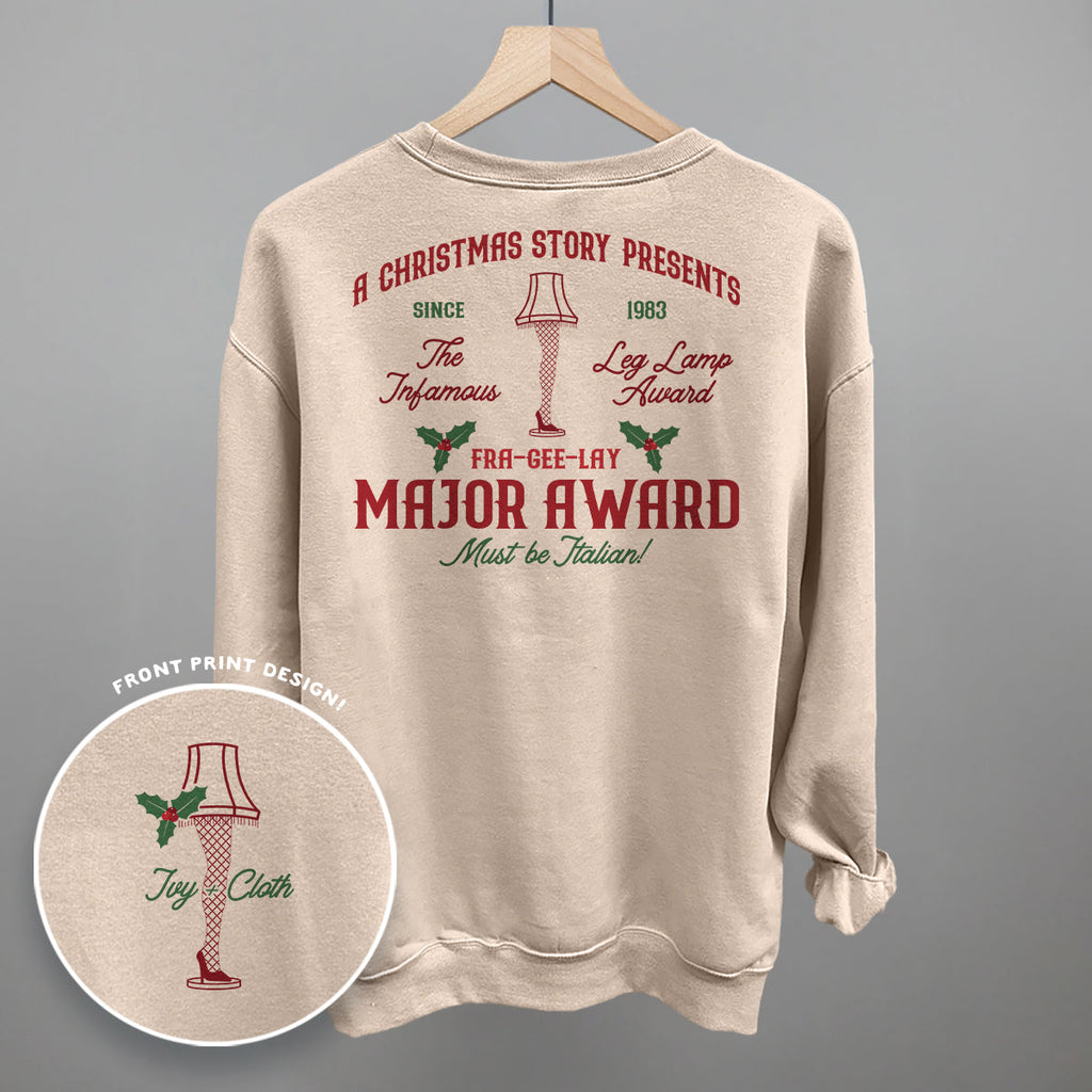Major Award Leg Lamp (Back Print) T-Shirts