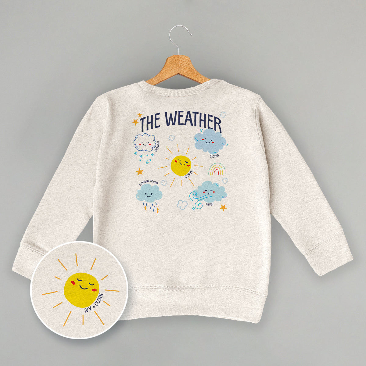 Weather Doodles ( Back Print) T-Shirts