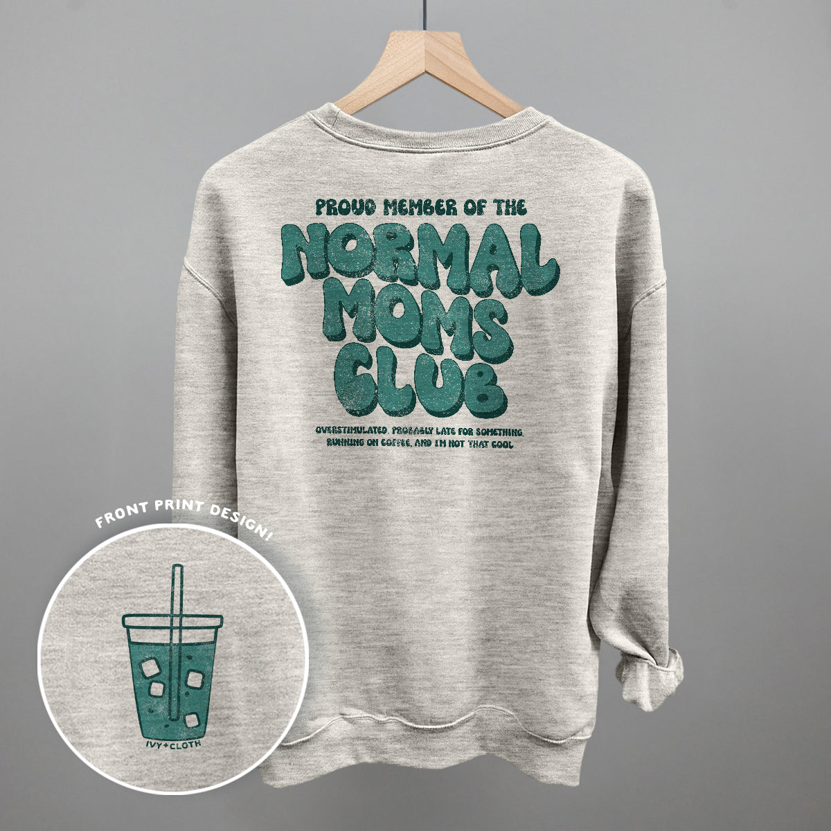 Normal Moms Club (Back Print) T-Shirts