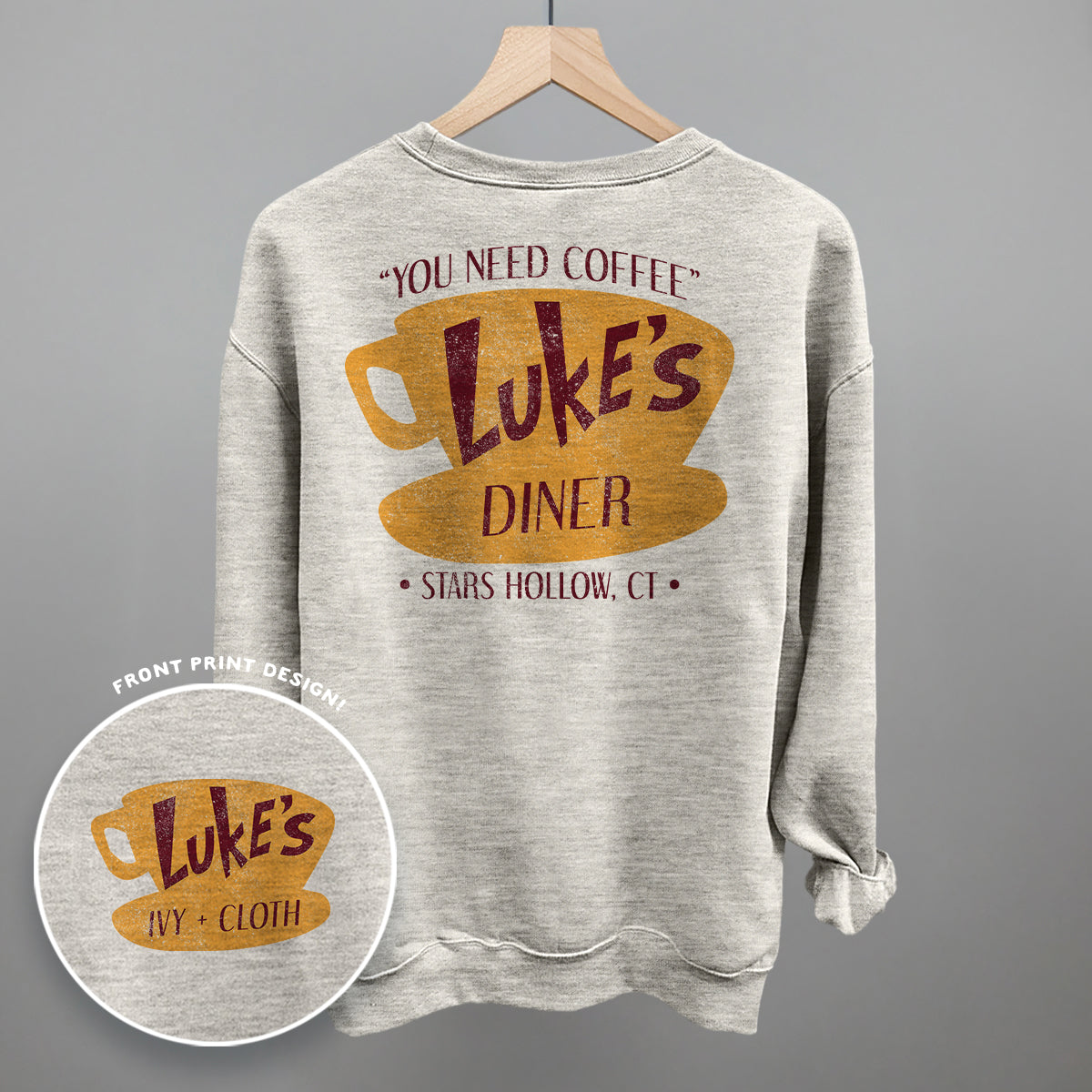 Luke'S Diner Doodle (Back Print) T-Shirts