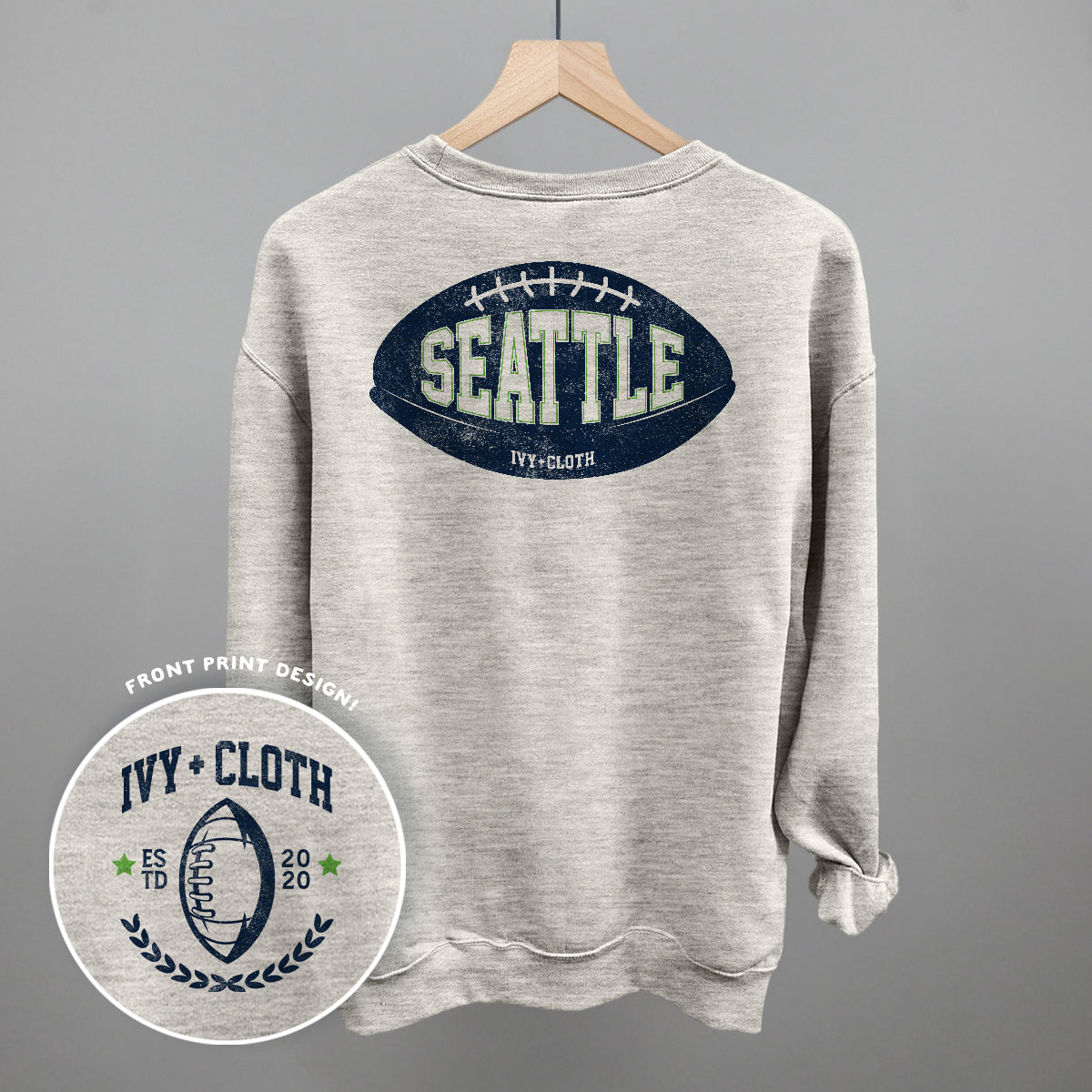 Seattle Football (Back Print) T-Shirts
