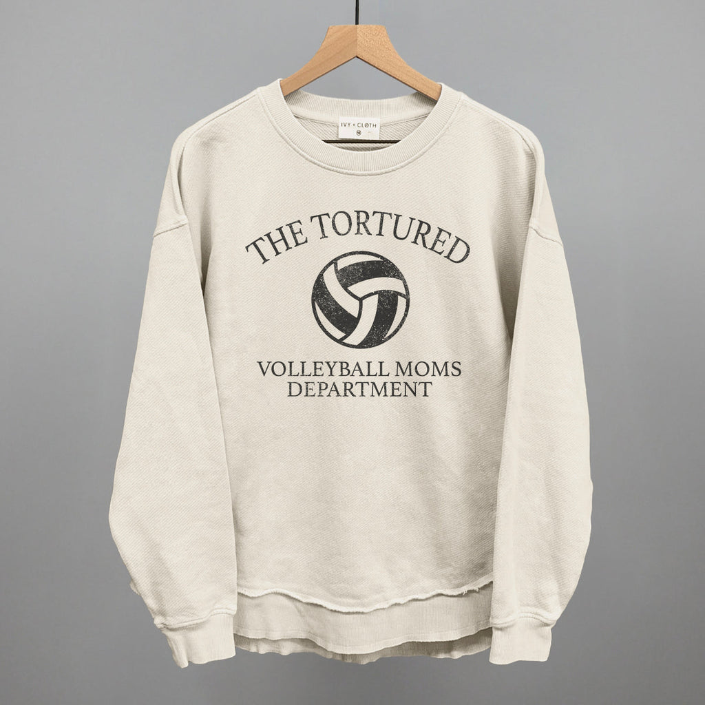 Tortured Volleyball Moms Department T-Shirts