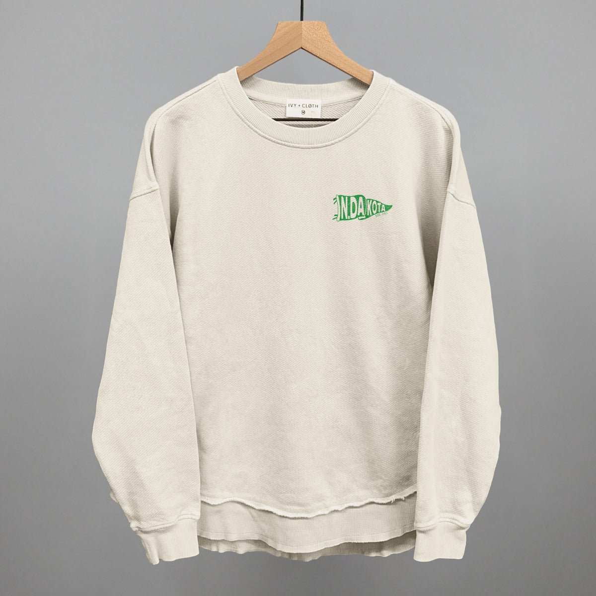 North Dakota Pennant Flag (Left Chest) T-Shirts