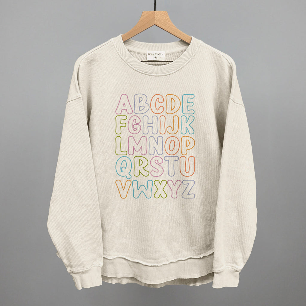 Pastel Alphabet T-Shirts