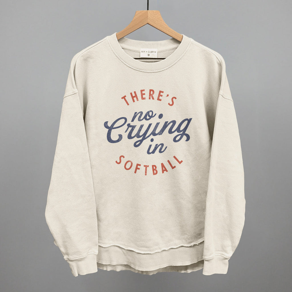 There'S No Crying Softball T-Shirts