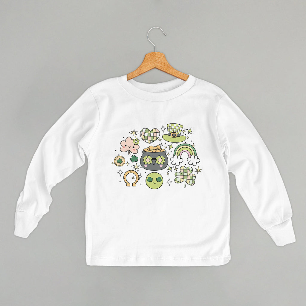Pastel St. Patricks Doodles () T-Shirts