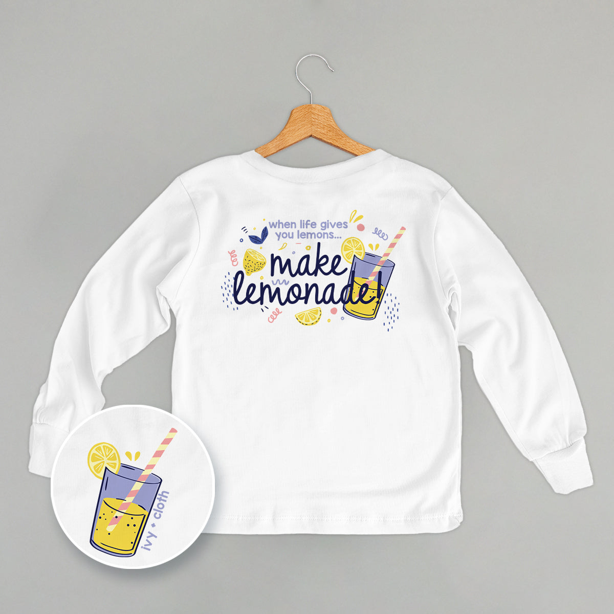 Make Lemonade Doodle ( Back Print) T-Shirts