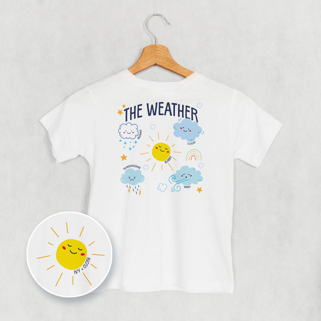 Weather Doodles ( Back Print) T-Shirts