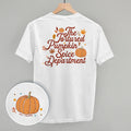 Tortured Pumpkin Spice Department (Back Print) T-Shirts