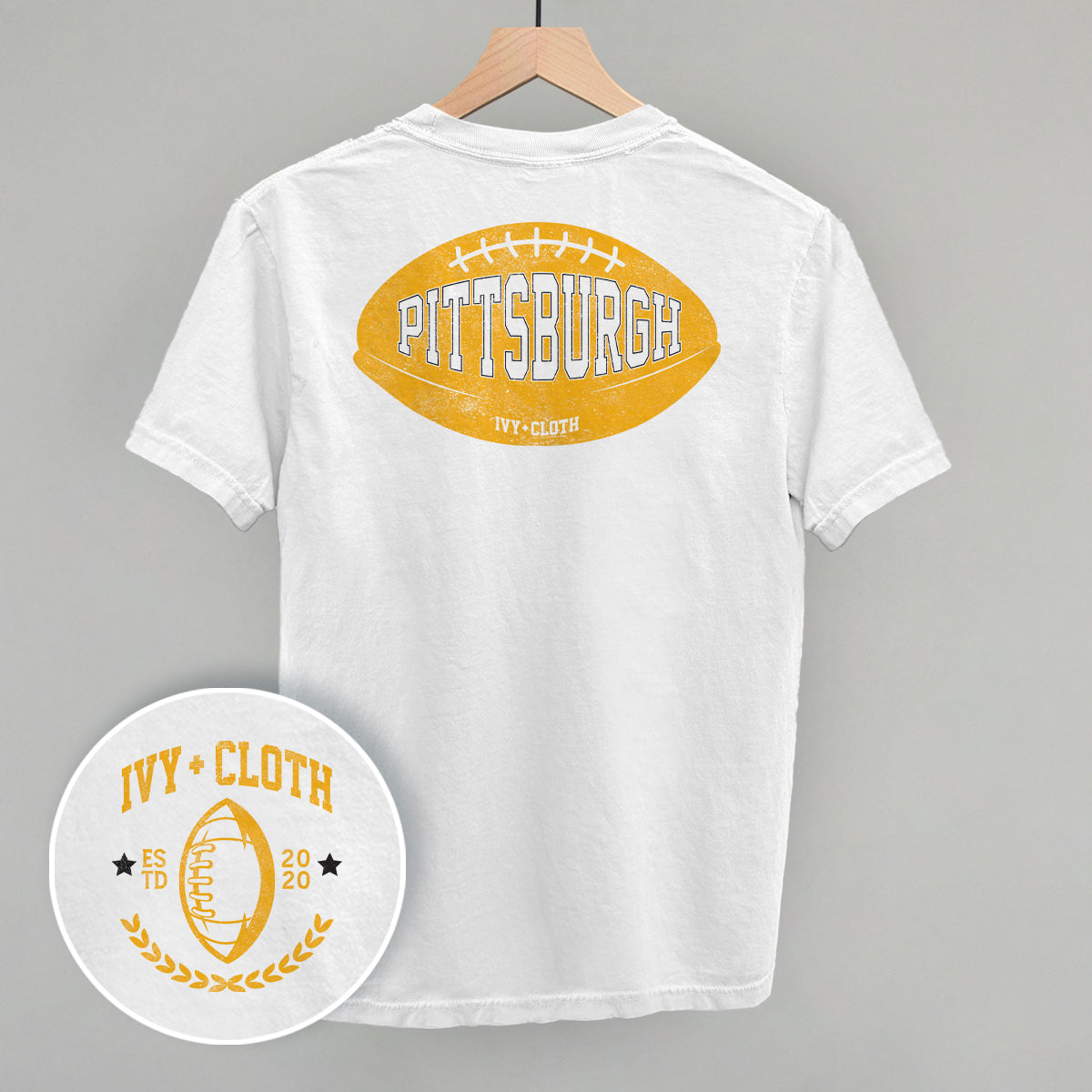Pittsburgh Football (Back Print) T-Shirts