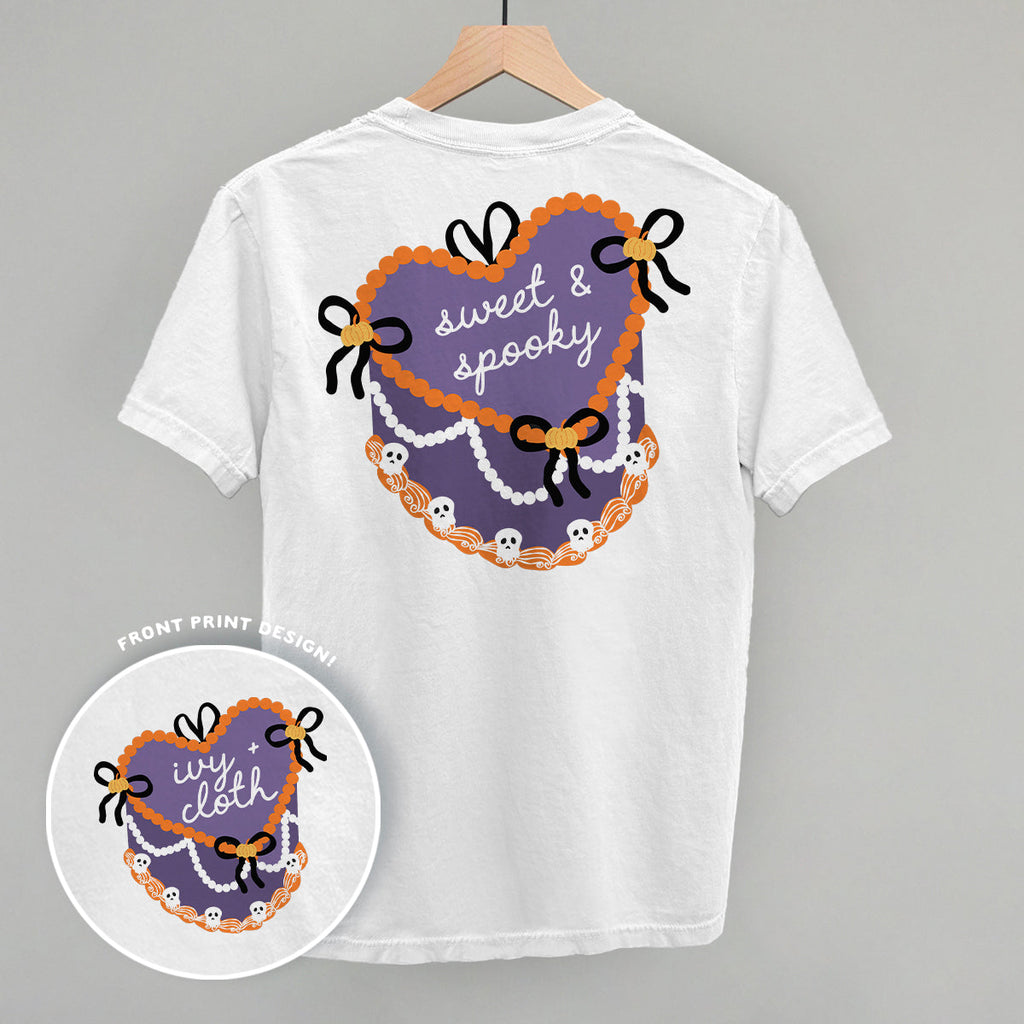 Sweet & Spooky Vintage Cake (Back Print) T-Shirts