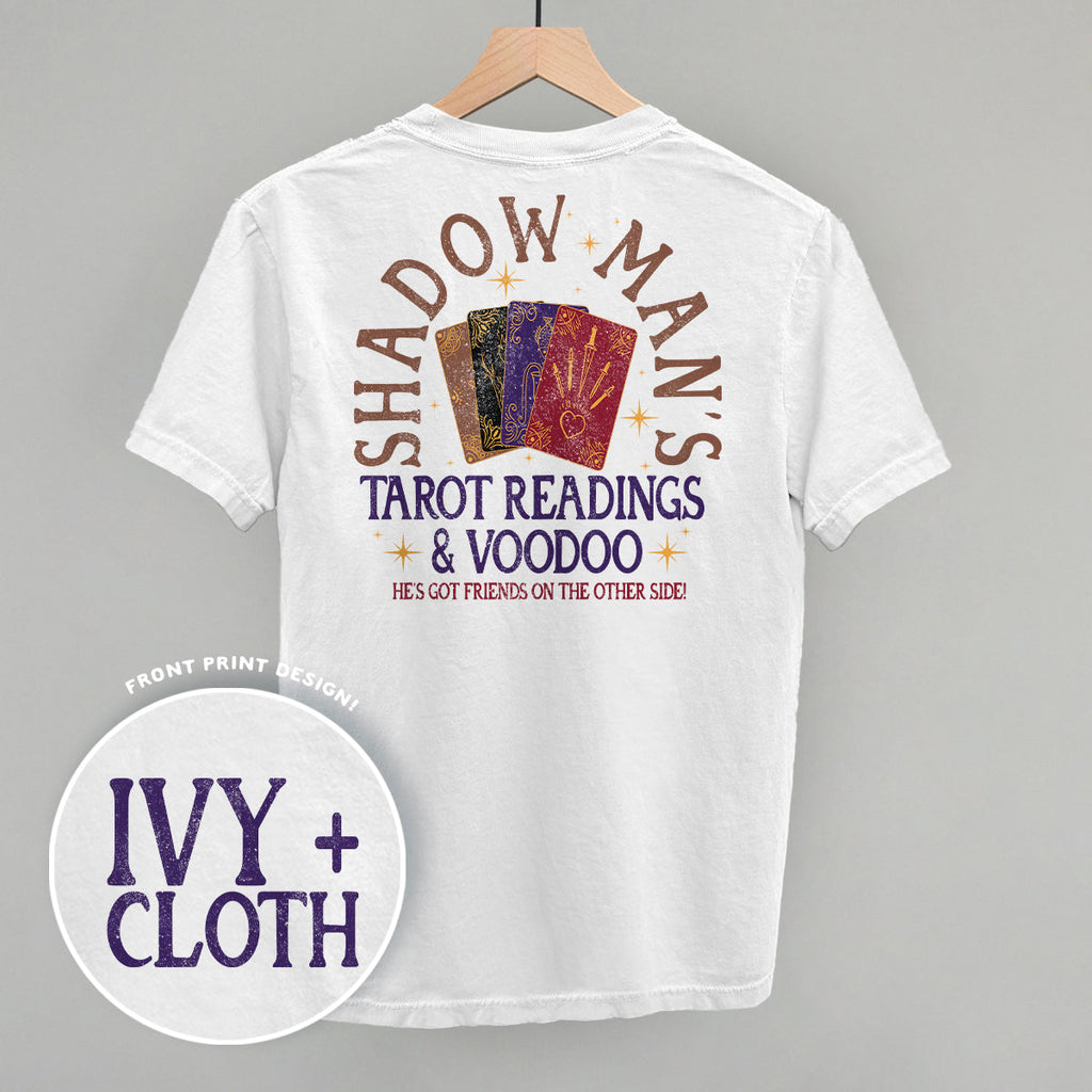 Shadow Man'S Tarot Readings (Back Print) T-Shirts