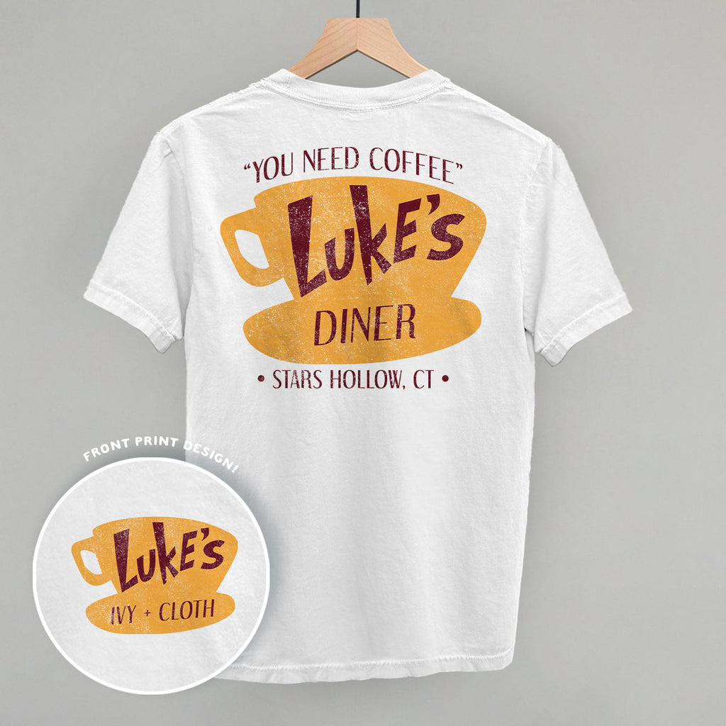 Luke'S Diner Doodle (Back Print) T-Shirts