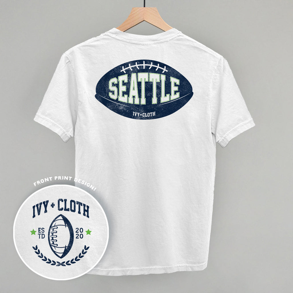 Seattle Football (Back Print) T-Shirts