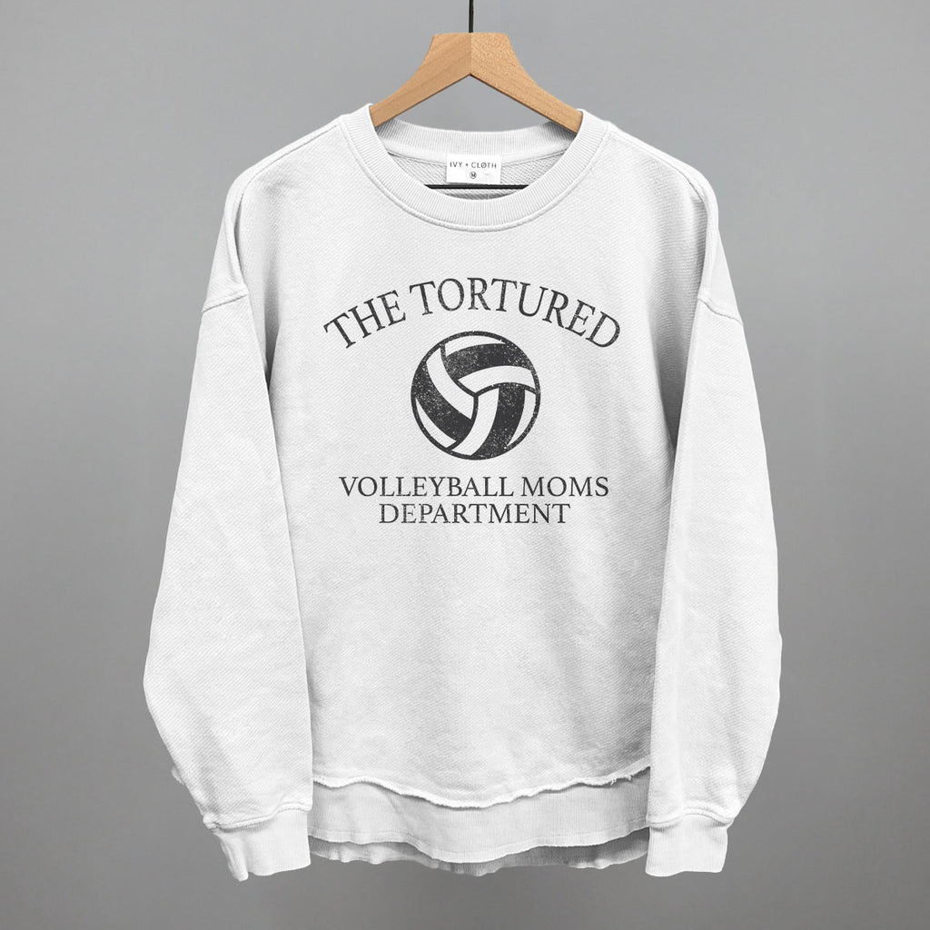 Tortured Volleyball Moms Department T-Shirts