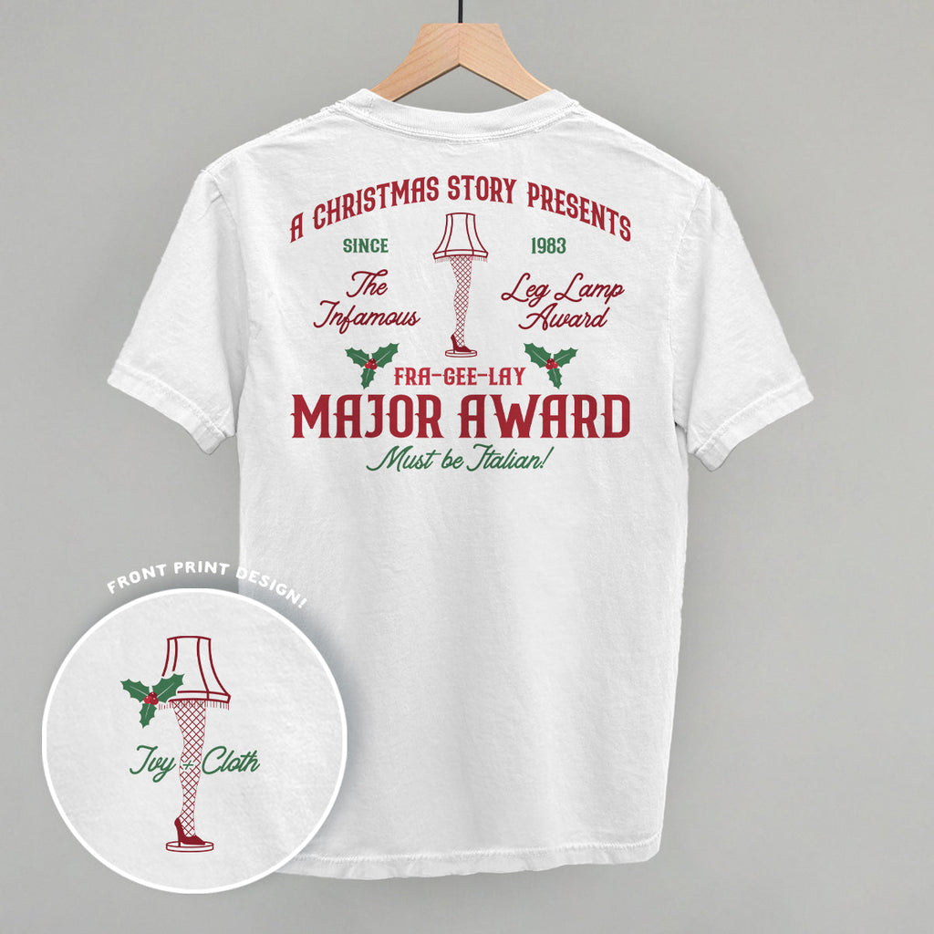 Major Award Leg Lamp (Back Print) T-Shirts