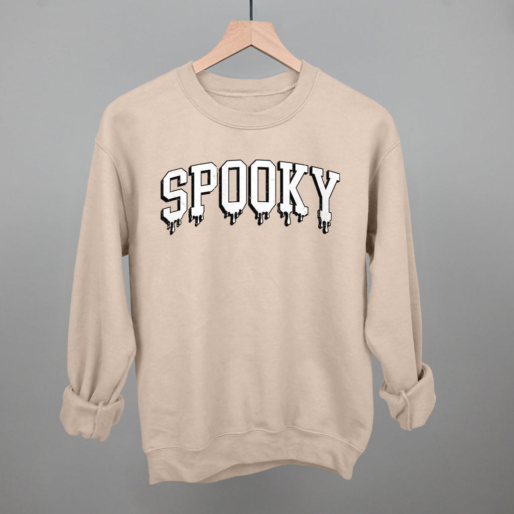 Spooky Dripping Collegiate Letters T-Shirts